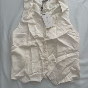 RESA Women's Ivory Button-Down Shirt